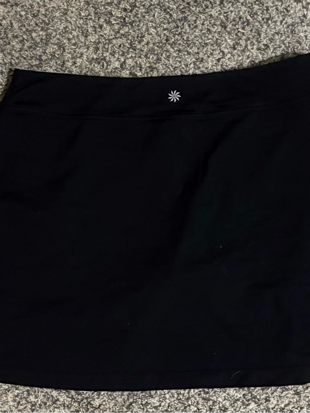 Athleta Black Women's Active Skort with Subtle Logo